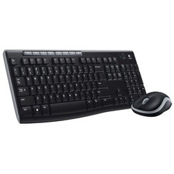 Клавиатура + Мышь Logitech MK270 клав:черный мышь:черный USB беспроводная Multimedia