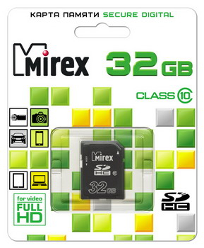 SDHC 32GB Mirex Class 10