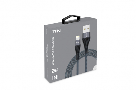 TFN кабель 8pin forza 1.0m graphite