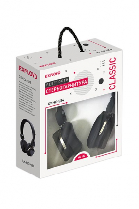 Наушники полноразмерные/Exployd/Bluetooth/3.5mm/чёрный/Classic/EX-HP-934, шт