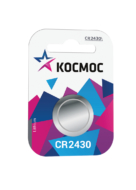 Элемент питания КОСМОС CR 2430 BL1 (12/72)