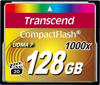 CF Transcend 128GB (1000x)