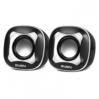 Акустическая система 2.0 SVEN 170, чёрный-белый, USB, мощность 2x2,5 Вт(RMS) (1/20)