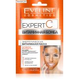 EVELINE EXPERT С Маска для лица 3в1, энергетическая, витаминная для сухой и уставшей кожи 2х5мл