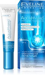 EVELINE AQUA HYBRID Крем-корректор против морщин вокруг глаз, ультра разглаживающий, 15мл