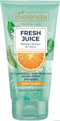 BIELENDA FRESH JUICE Увлажняющий сахарный скраб Апельсин 150г (*12)