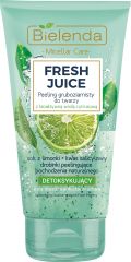 BIELENDA FRESH JUICE Интенсивный детоксифицирующий скраб Лайм 150г (*12)