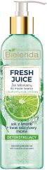 FRESH JUICE Детоксифицирующий мицеллярный гель для умывания лица, Лайм, 190 г