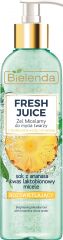 FRESH JUICE Осветляющий мицеллярный гель для умывания лица, Aнaнaс, 190 г