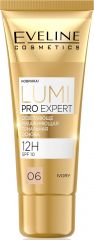 EVELINE LUMI PRO EXPERT Осветляюще-увлажняющая тональная основа №06-IVORY, 30мл (*3)
