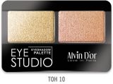 Alvin D`or AES-14 Тени для век двойные EYE STUDIO 5g (тон 10)