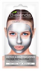 BIELENDA SILVER DETOX Очищающая металлическая маска для нормальной, смешанной и жирной кожи 8г (*18)