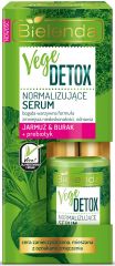 VEGE DETOX Нормализующая сыворотка, смешанная кожа, капуста кале+свекла+пребиотик, 15 мл, (*6)