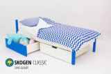 Детская кровать Бельмарко "Skogen classic сине-белый"