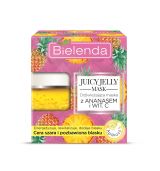 BIELENDA JUICY JELLY АНАНАС+ВИТАМИН С Освежающая маска,50г (*6)