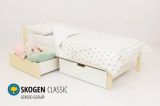 Детская кровать Бельмарко "Skogen classic бежево-белый"