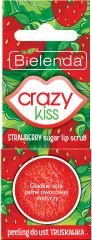 BIELENDA CRAZY KISS Скраб для губ Клубника, 15г, (*6) *ВЫВОД