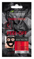 BIELENDA CARBO DETOX Очищающая угольная маска PEEL–OFF2х6г(*18)