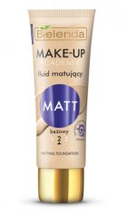 BIELENDA MAKE-UP ACADEMIE Матирующий тональный крем MATT - бежевый 30г (*12)