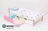 Детская кровать Бельмарко "Skogen classic лаванда-белый"