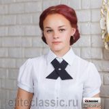 Галстук арт.15 Галка д/д черный
