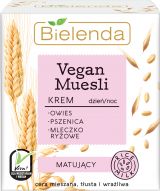 VEGAN MUESLI матирующий крем пшеница + овёс+рисовое молоко 50 мл (*6)