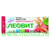 Батончик-мюсли с яблоком и семенем льна, 30 г, 