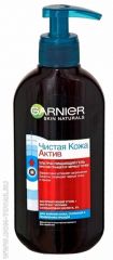 Garnier Чистая кожа 396 Актив Очищающ.гель 200 мл