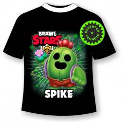 Подростковая футболка Brawl Stars Spike 1104