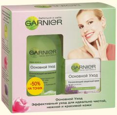 Garnier  Набор XRU06397/XRU03679 Основной Уход (Крем дневной д/норм.+Тоник д/норм.)