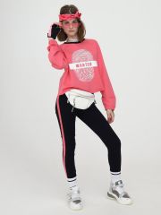 Костюм спортивный:свитшот укороченный и лосины