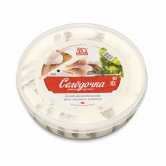 Сельдь  филе-кусочки в масле 360 г. (лодочка) В майонезе