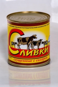 Сливки сгущенные с сахаром