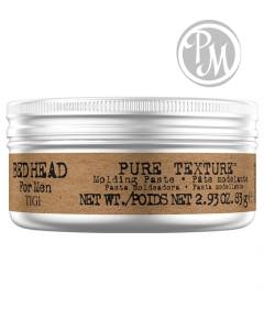 Tigi bed head b for men pure texture паста моделирующая для волос для мужчин 83г