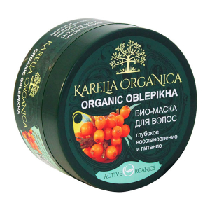 Био-маска для волос Organic Oblepikha «Глубокое восстановление и питание» Karelia Organica