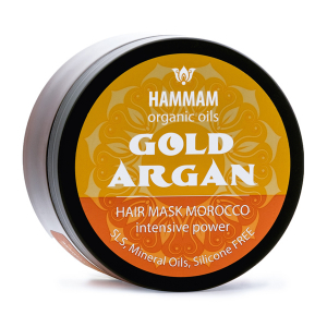 Марокканская золотая маска Gold Argan питание и уход Hammam Organic Oils