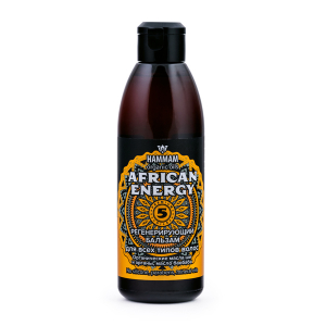 Регенерирующий африканский бальзам African Energy для всех типов волос Hammam Organic Oils