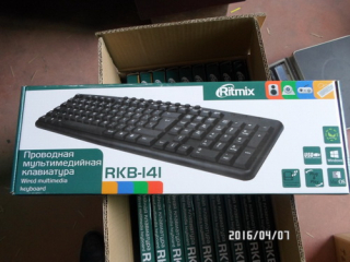 Клавиатура RITMIX RKB-141, USB, чёрная (1/20)