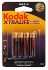 Элемент питания KODAK XTRALIFE LR03 BL4 [K3A-4] (40/200/32000)