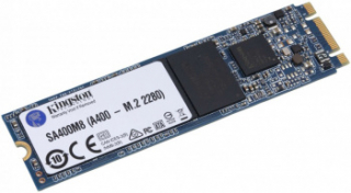 Внутренний SSD Kingston 480GB A400, SM2280 m.2 Sata, SATA-III, R/W -500/320 MB/s, TLC 3D NAND