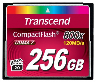 CF Transcend 256GB (800x)