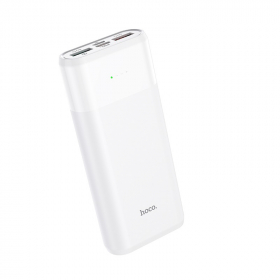 Аккумулятор внешний HOCO J61, 10000mAh, 2 USB и Type-C выходы, Micro и Type-C входы, PD3.0, QC3.0 / 2.0, LED индикатор, белый(1/37)