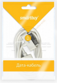 Кабель SMART BUY для IPhone 4/4S, USB 2.0 - 30-pin, белый, 1.2 м. (1/500)