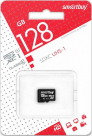 MicroSD 128GB Smart Buy Class10 UHS-I без адаптера