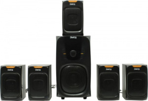 Колонки DIALOG Progressive AP-505, черные, 5.1, 45W+5*7W RMS, Bluetooth, USB, SD, FM, RC (1/2)