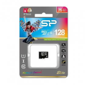 MicroSD 128GB Silicon Power Class 10 Elite UHS-I (R/W 75/15 Mb/s) без адаптера