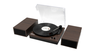 Виниловый проигрыватель RITMIX LP-340B Dark wood, 3 скорости; Функция автостоп; Bluetooth; 3.5mm AUX IN