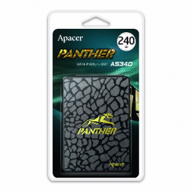 Внутренний SSD Apacer 240GB AS340 Panther, SATA-III, R/W - 530/480 MB/s, 2.5