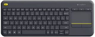 Клавиатура Logitech K400 Plus черный USB беспроводная