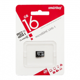 MicroSD 16GB Smart Buy Сlass 10 без адаптера